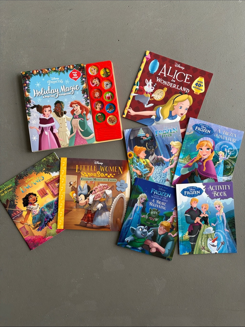 Disney Kids Book Bundle - 8 Books